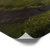 セルジャランズフォス滝 |アイスランド ポスター (角)