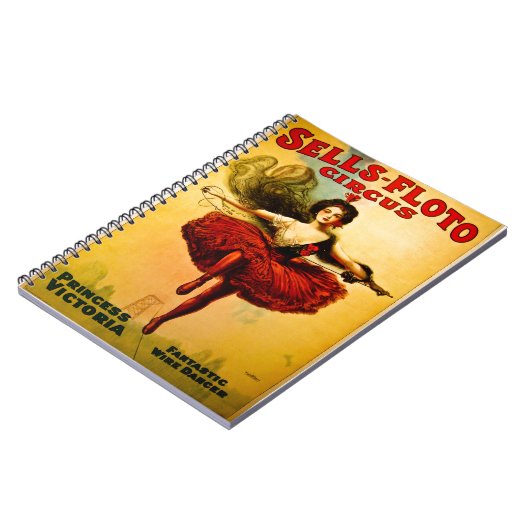セルズフロートワイヤダンサーサーカスプリンセスビクトリア ノートブック (左側)
