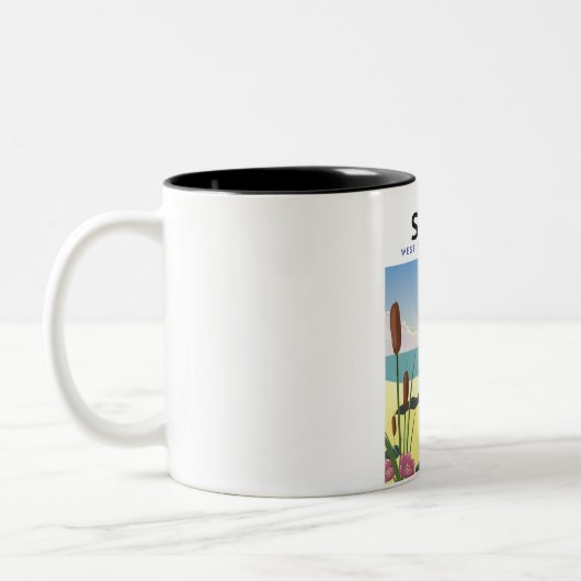 セルセイウエストサセックスイングランド ツートーンマグカップ (左)