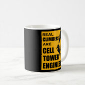 セルタワーエンジニア電気工事士用タワー コーヒーマグカップ (正面右)