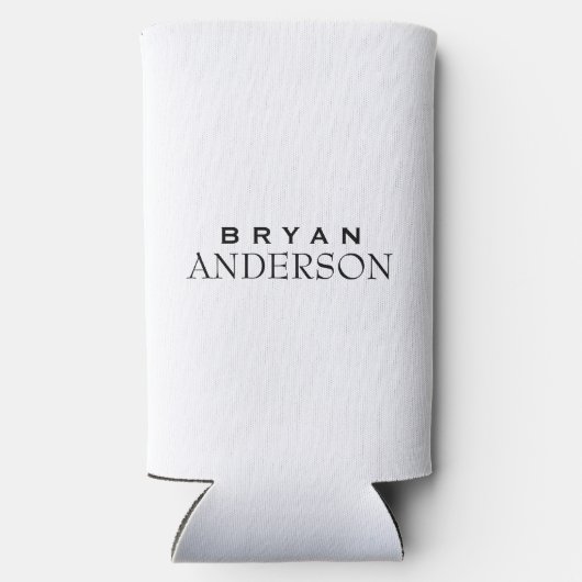 セルッパーソナライズされたザークーラーボックス スリム缶クーラー (裏面)