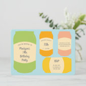 セルツァーソーダ缶サマーバースデーパーティー 招待状 (スタンド正面)