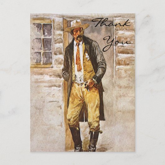 セルツァー保安官 ポストカード (正面)