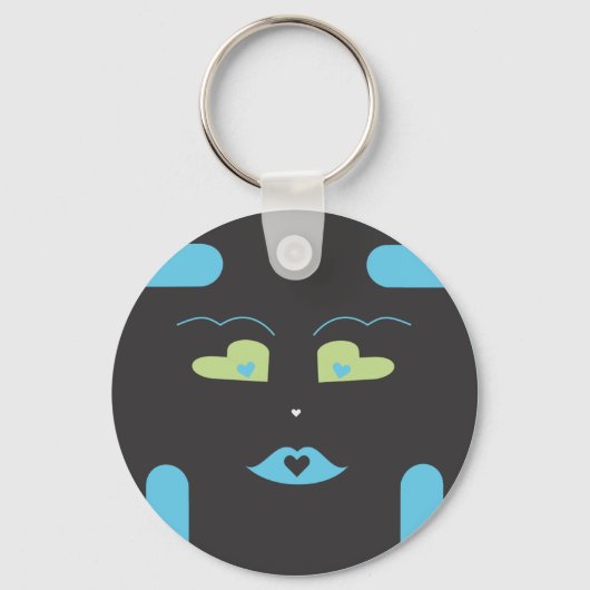 セルツェリ・ブラック・スポナップ キーホルダー (正面)