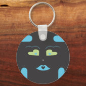 セルツェリ・ブラック・スポナップ キーホルダー (正面)