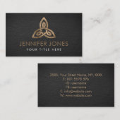 セルティックトリニティノットオーナメント 名刺 (正面/裏面)