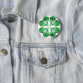 セルトピンバッジ#YNWA SHAMROCK CROSS MOTIF 缶バッジ (インサイチュ)