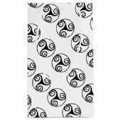 セルト伝統的ティックトリスケレデザイン スモールペーパーバッグ (裏面)