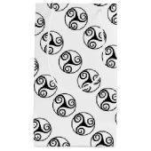 セルト伝統的ティックトリスケレデザイン スモールペーパーバッグ (正面)