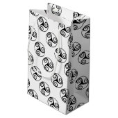 セルト伝統的ティックトリスケレデザイン スモールペーパーバッグ (裏面アングル)