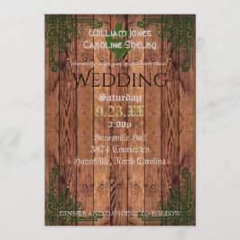 セルト素朴ティックカダグ結婚式招待状 招待状