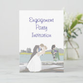 セルト·スコティッシュ·婚約パーティ 招待状 (スタンド正面)