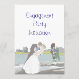 セルト·スコティッシュ·婚約パーティ 招待状