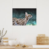 セルバル猫 ポスター (キッチン)