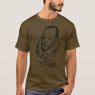 セルバンテスペインのィ著者書籍の文献 Tシャツ