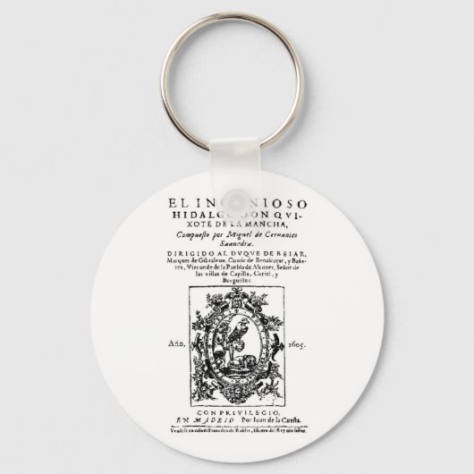 セルバンテス – ドン・キホーテ・デ・ラ・マンチャ キーホルダー (正面)