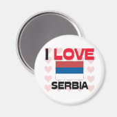 セルビアが大好き マグネット (正面/裏面)