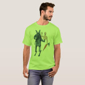 セルビアのウサギの男のシャツ Tシャツ (正面フル)