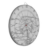 セルビアのキリル島 ダーツボード (正面左)