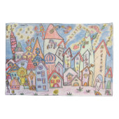 セルビアのキリル文字都市 枕カバー (裏面-左)