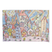 セルビアのキリル文字都市 枕カバー (正面左)