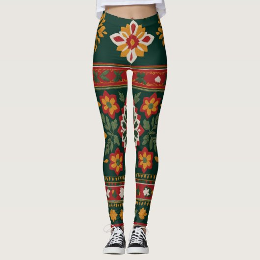 セルビアのフォークの服装 レギンス (正面)