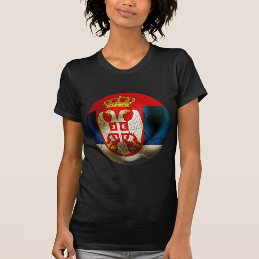 セルビアのフットボール Tシャツ (正面)