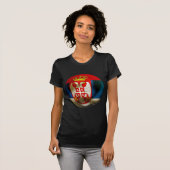 セルビアのフットボール Tシャツ (正面フル)