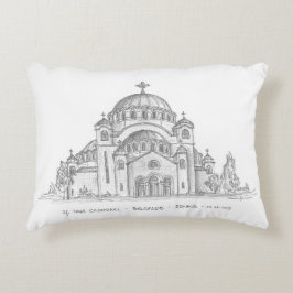 セルビアのベオグラードにある聖サバ教会 アクセントクッション