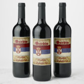 セルビアのワインラベル ワインラベル (ボトル)