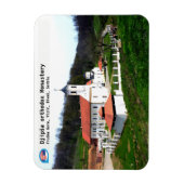 セルビアの修道院 – ジプシャ正教会の修道院3 マグネット (縦)