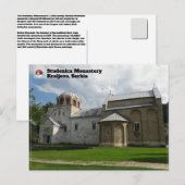 セルビアの修道院 - ストゥデニカ修道院 ポストカード (正面/裏面)