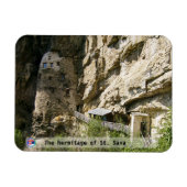 セルビアの修道院 – セントサバの庵2 マグネット (横)