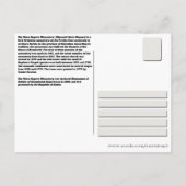 セルビアの修道院 – ノヴォホポボ修道院 ポストカード (裏面)