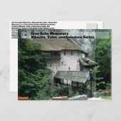 セルビアの修道院 – Crna Reka Monastery 2 ポストカード (正面/裏面)