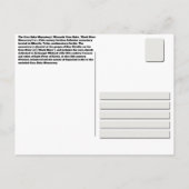 セルビアの修道院 – Crna Reka Monastery 2 ポストカード (裏面)