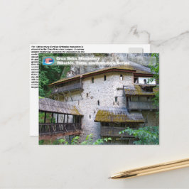 セルビアの修道院 – Crna Reka Monastery Ribariche ポストカード