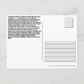 セルビアの修道院 – Manasija Monastery ポストカード (裏面)