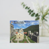 セルビアの修道院 – Manasija Monastery ポストカード (スタンド正面)