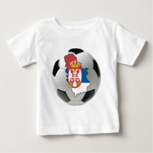 セルビアの全国代表チーム ベビーTシャツ