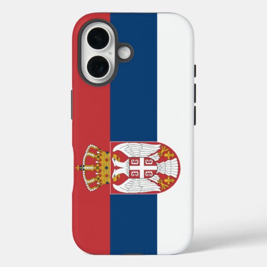 セルビアの国旗 Case-Mate iPhoneケース (裏面)