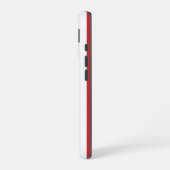 セルビアの国旗 iPhone 16ケース (左側面)