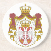 セルビアの国章 コースター (正面)