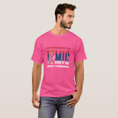 セルビアの姓トミクとセルビア国旗 Tシャツ (正面フル)