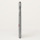 セルビアの旗を振る- Case-Mate iPhoneケース (裏面/左)