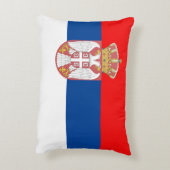 セルビアの旗 アクセントクッション (裏面(縦))