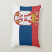 セルビアの旗 アクセントクッション (裏面(縦))