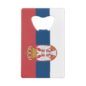 セルビアの旗 クレジットカード栓抜き (裏面)