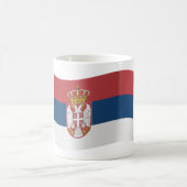 セルビアの旗 コーヒーマグカップ (中央)