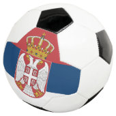 セルビアの旗 サッカーボール (3/4)